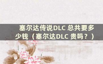 塞尔达传说DLC 总共要多少钱（塞尔达DLC 贵吗？）